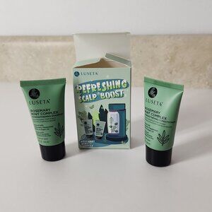 Luseta Rosemary Mint Complex Strengthening Shampoo + Conditioner travel size